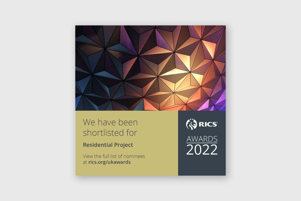 RICS Awards 2022 – Residential Project, Shortlisted
